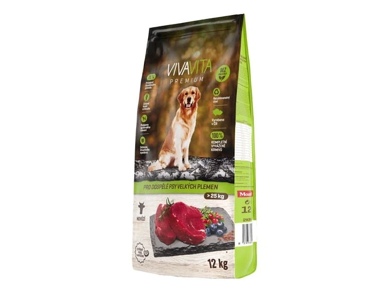 Торба VivaVita Large Breed 12 кг със суха храна за големи кучета