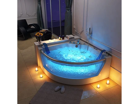 Аголна хидромасажна када Home Deluxe Atlantik L 140×140×64 см