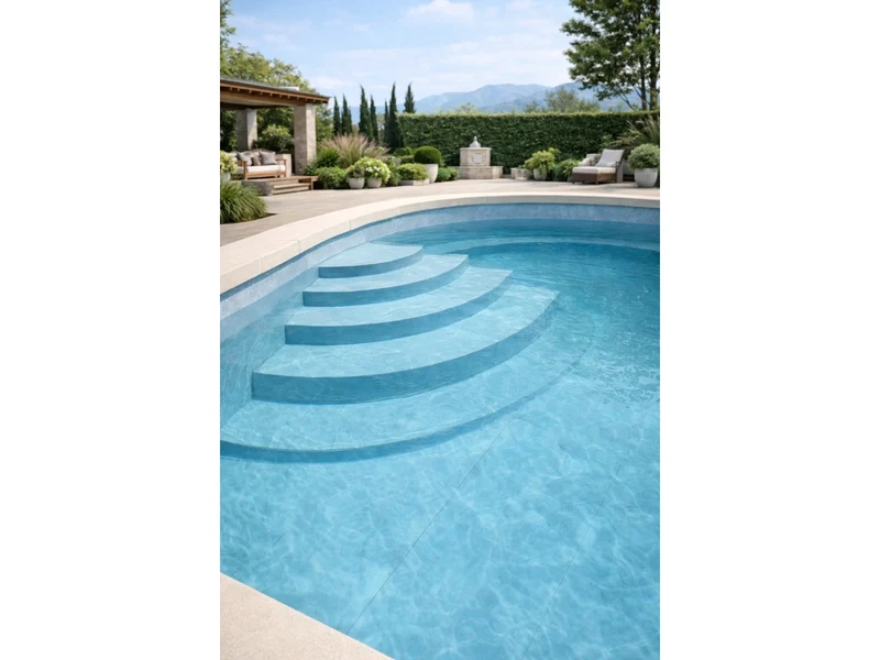 Cefil Victoria Grigio – armierte Schwimmbadfolie 1,5 mm