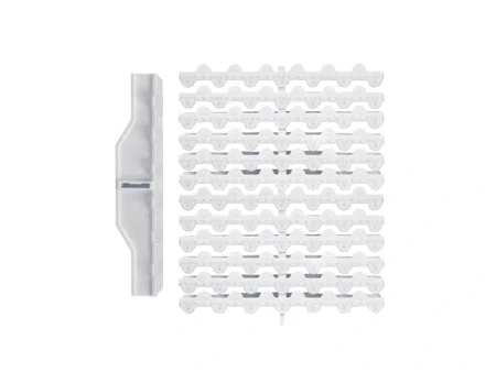 Rainy – flexible overflow grating with studs, polypropylene