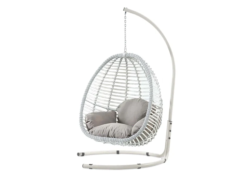 Aria Nova Hanging Swing – Woven Egg, Cream