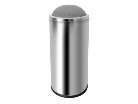 Abfalleimer mit Inneneimer 30 l Cromo Alto, Chrom