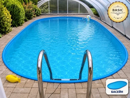 Mountfield IBIZA 5 DL BASIC – овальный заглублённый бассейн 12 × 6 м