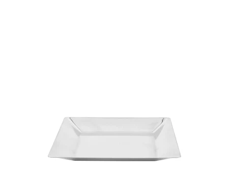 Quadratisches Edelstahl-Tablett 35 × 35 cm