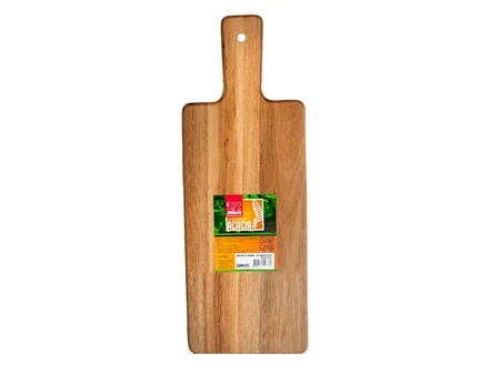 Дъска за поднасяне от акация с дръжка, 35 × 12 см