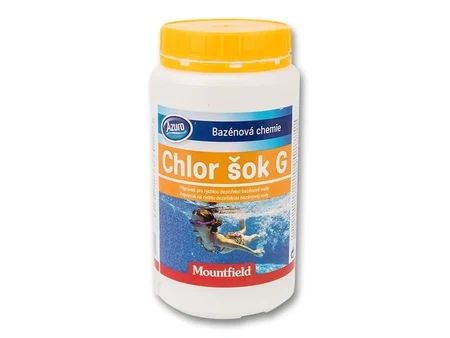 Azuro Chlor Shock G – хлорни гранули за шок дезинфекција, 1 кг