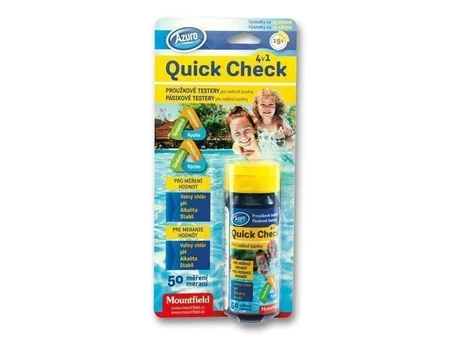 Тест-ленти за базен Azuro Quick Check 4 во 1 – 50 мерења