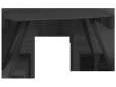 Градинска правоаголна маса Tavola Chiara 140x80 см, црна
