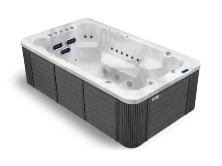 Aquas Swim Spa – плувно джакузи 390 × 225 см, Canadian Spa, с термопокривало