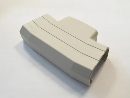 Conector bej în formă de T CJLC10010 pentru profile la piscinele cu 11 stâlpi