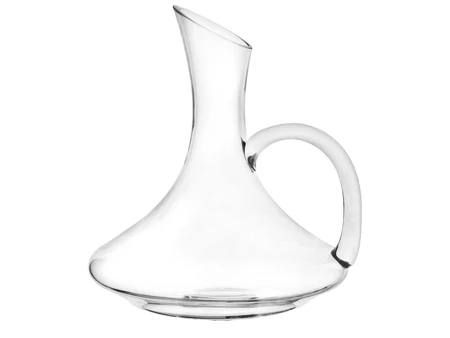 Glaskaraffe mit Henkel 1,5 Liter, 24,5 cm hoch
