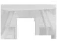 Градинска правоаголна маса Tavola Chiara 140x80 см, бела