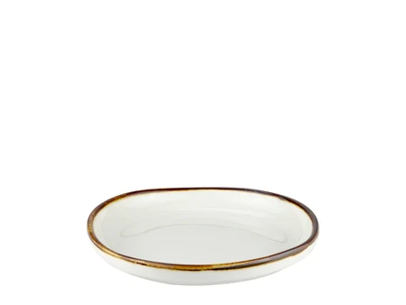 Deep Plate Piuma Naturale, Porcelain, 23 cm