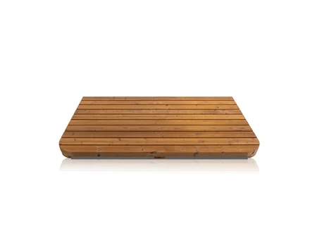 Деревянный настил Hanscraft Sauna Outdoor Deck для входа в Quadra