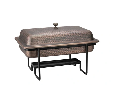 Правоъгълен мармит с матова черна основа Legno Nero, 1/1 GN, 8 л