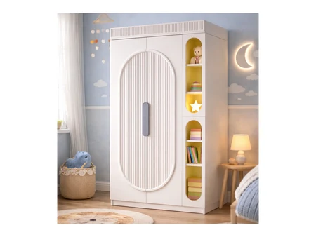 Плакар со 2 врати и LED етажер Aurelia