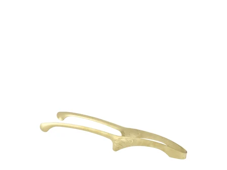 Korean BBQ Tongs 25 cm, Vintage Gold