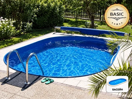 Mountfield Ibiza 0 DL BASIC – In-Ground Oval Pool, 22 m³