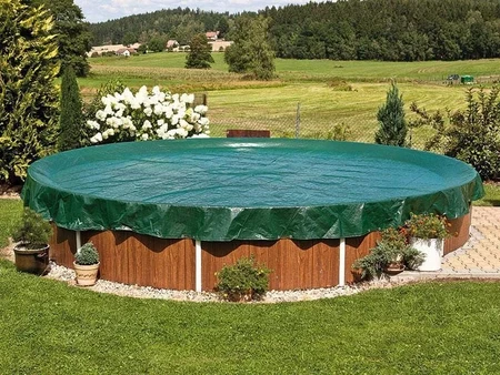 Prelată de protecție verde Supreme&Guard pentru piscină rotundă Ø 3,6 m