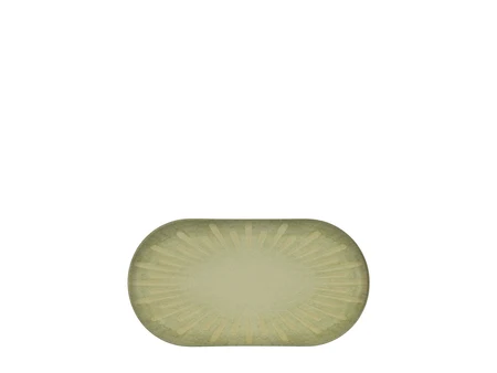 Ovaler Teller Velo Perla aus professionellem Porzellan, 20x11 cm
