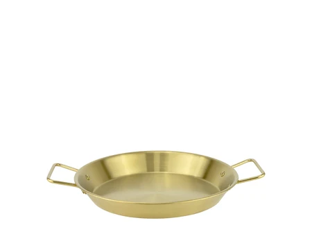 Piccolo Tegame Serving Tray with Golden Handles, Ø35 cm