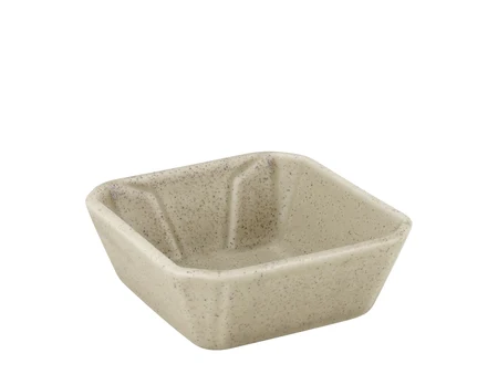 Square Mini Bowl Strada Viva, Cream, 8.3 × 8.3 cm