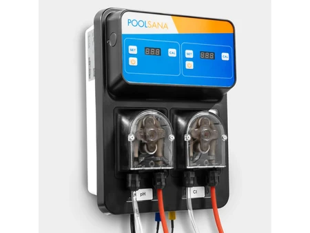 Poolsana Premium Duo – automatische Dosieranlage mit zwei Pumpen für pH-Wert und Flüssigchlor