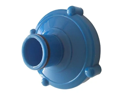 Adaptor albastru de 32 mm cu filet pentru priza de perete a piscinelor Swing și Intex