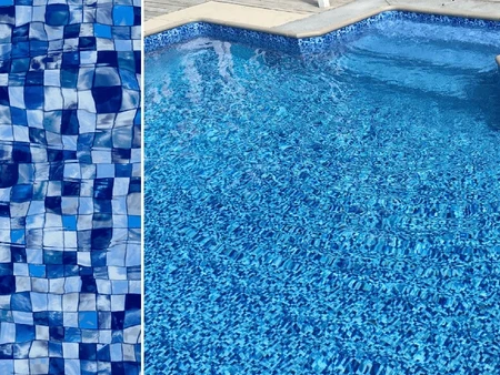 CGT Disco Pearl 1,5 mm – perlmuttfarbene armierte Mosaik-Poolfolie, PF4000