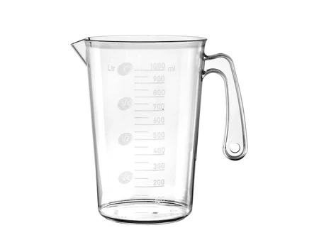 Мерна кана 1 л, проѕирна, ø11,5 x висина 16,7 см