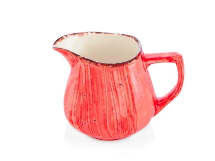 Milchkännchen 150 ml in Rot