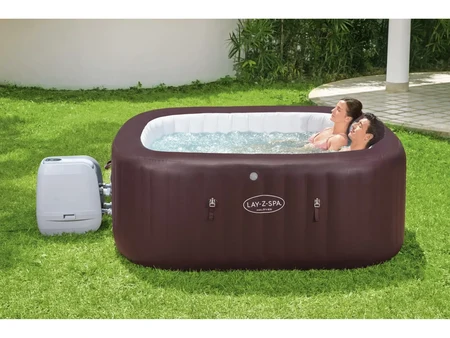 Lay-Z-Spa Maldives – кафяво надуваемо спа за 5–7 души с LED