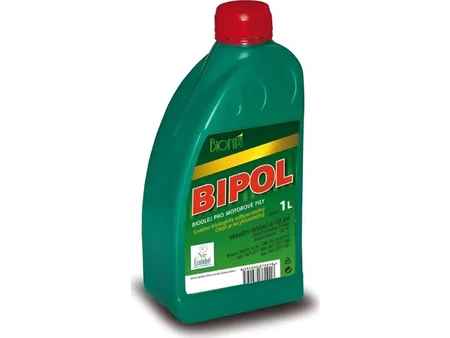 Биомасло Bipol за смазване на вериги и шини на моторни триони, 1 л
