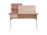 Rosamund Teen Room Desk with Drawer and Metal Legs