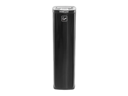 Coș de scrumieră verticală RelaXiram, negru cu accent auriu