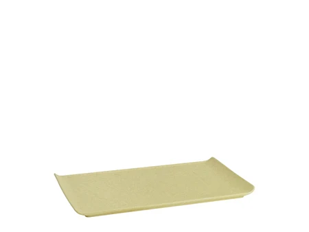 Rechteckige Servierplatte Casa Calda aus Porzellan, 33,5 × 20,5 cm