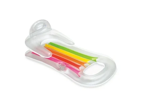 Șezlong gonflabil Mountfield pentru piscină 160 × 85 cm cu suport pentru băuturi