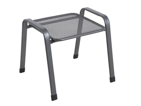 Mountfield Savoy – металлический табурет 51,5 × 53 × 47 см, подставка для ног и столик
