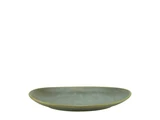 Зелена овална порцеланова чиния 30 x 20,5 см Edera Verde