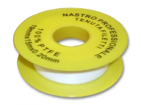Тефлонска PTFE лента PROFI 19 мм x 15 м за навојни врски на базен