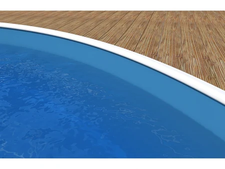 Светло-голубой лайнер Lagoon 4,5 × 0,9 м для круглых бассейнов Azuro, 0,25 мм