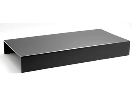 Acrylic display stand 59.5 by 29.5 cm, height 8 cm, black