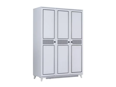 Kleiderschrank Linea mit 3 Türen für das Jugendzimmer – 131 cm