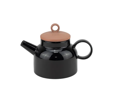 Porzellan-Teekanne 820 ml, schwarz