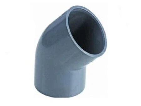 Χοντρότοιχη γωνία PVC 45° για κόλληση, Ø20–400, Atlas Pool