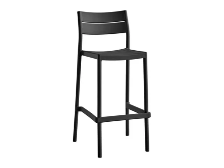 Barhocker Tavola Chiara in Schwarz, 50×51×106 cm