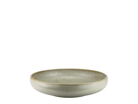 Deep plate Edera Verde made of porcelain, Ø30 cm