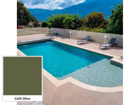 Cefil Olive – PVC-Folie 1,5 mm in Olivgrün, zwei Serien