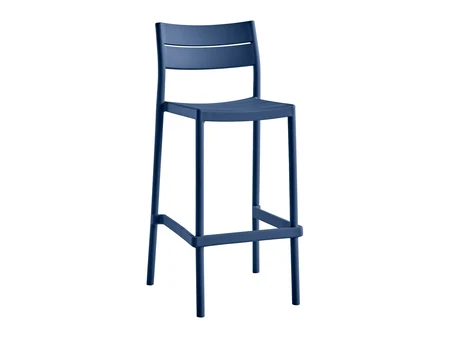 Barhocker Tavola Chiara in Blau, 50x51 cm, Höhe 106 cm