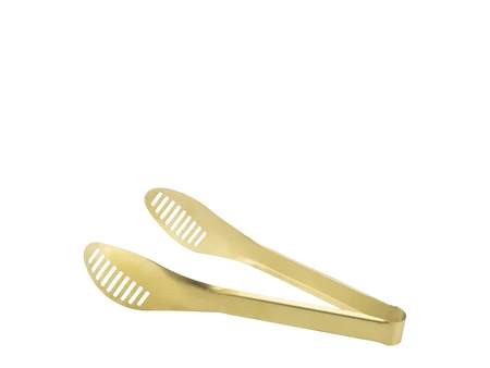 Stainless steel serving tongs, 24 cm